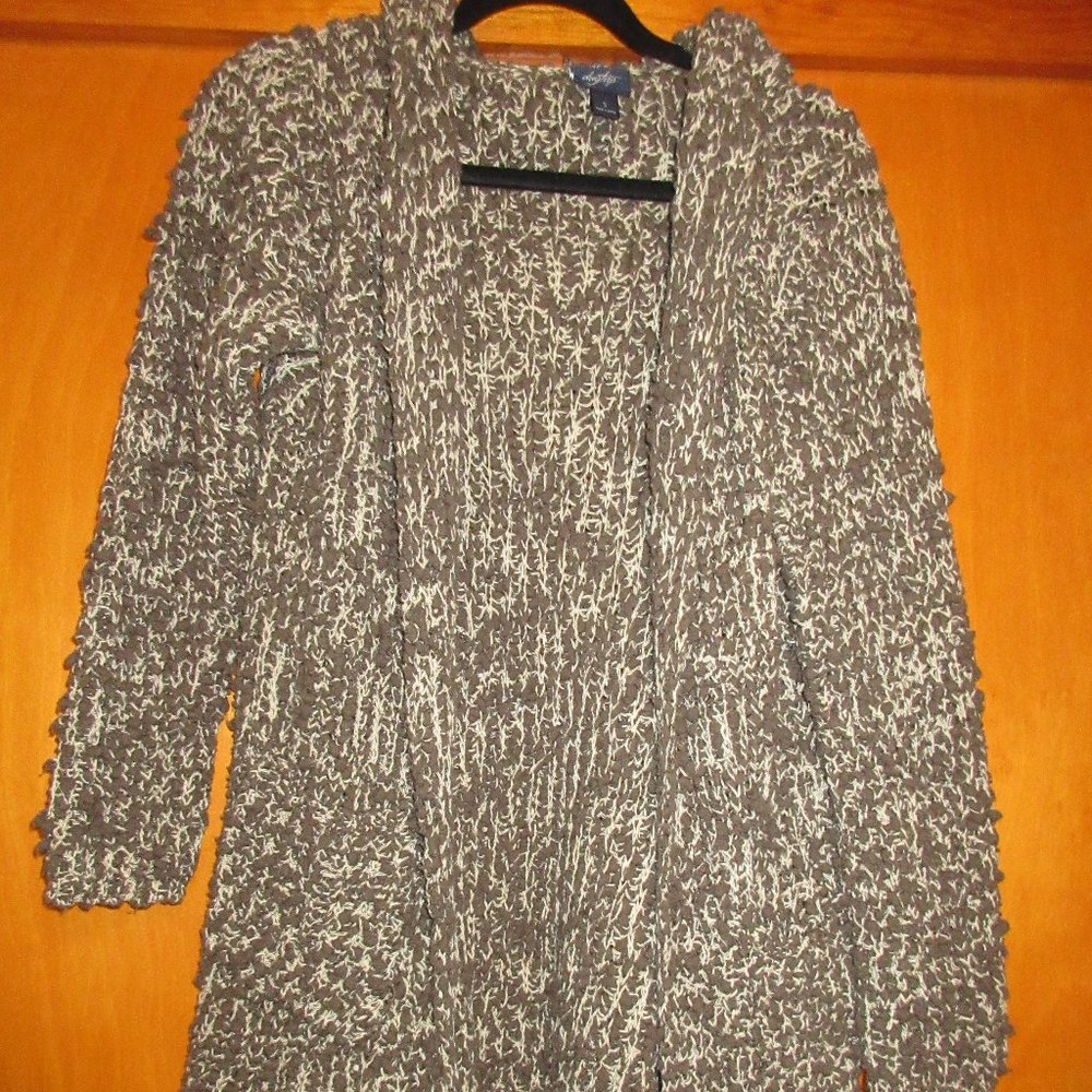 Daytrip long hooded sweater cardigan